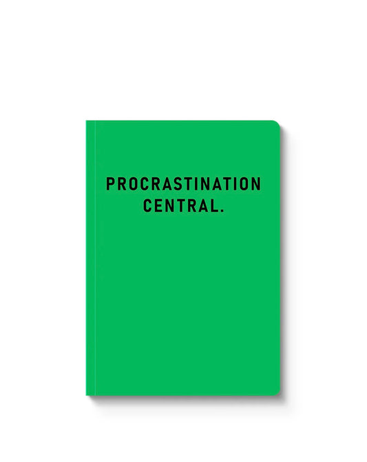 Procrastination Paperback Notebook