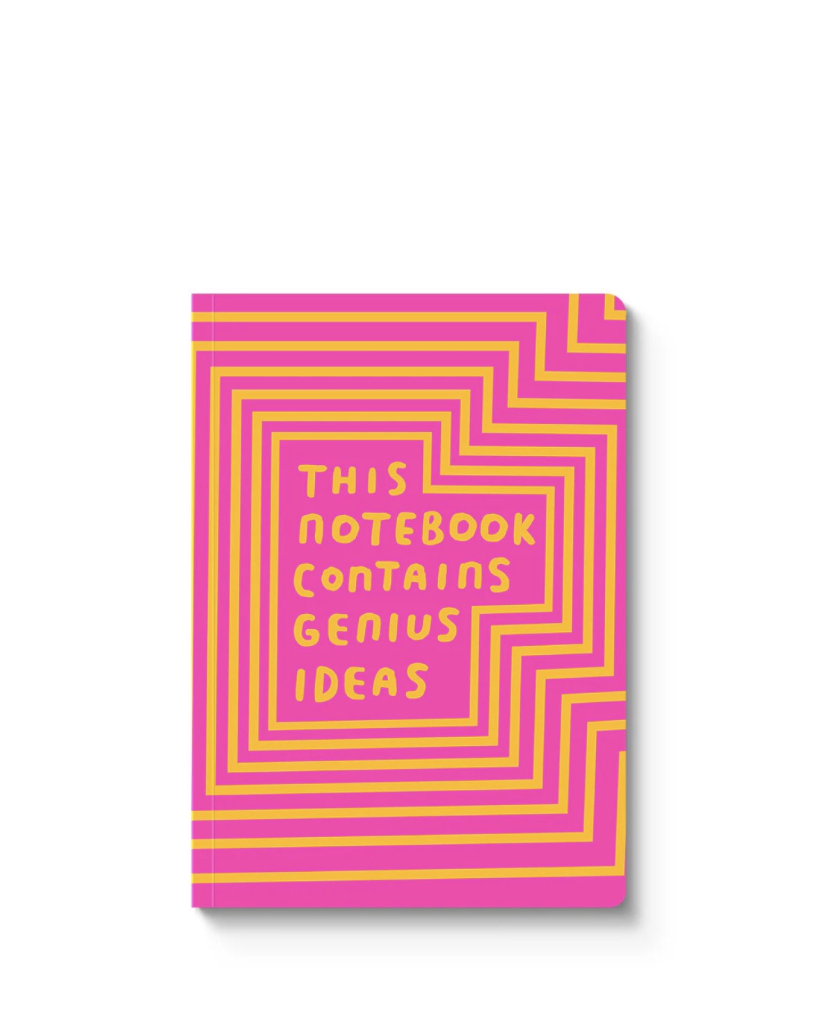 Contains Genius Ideas Paperback Notebook