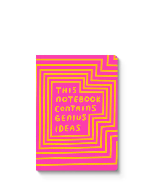 Contains Genius Ideas Paperback Notebook