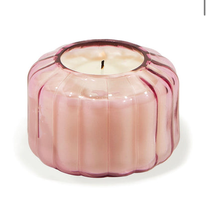 Ripple 4.5 oz. Ribbed Glass Candle