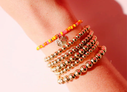 Sand Dollar Charm on Sunkissed Sprinkle Bracelet