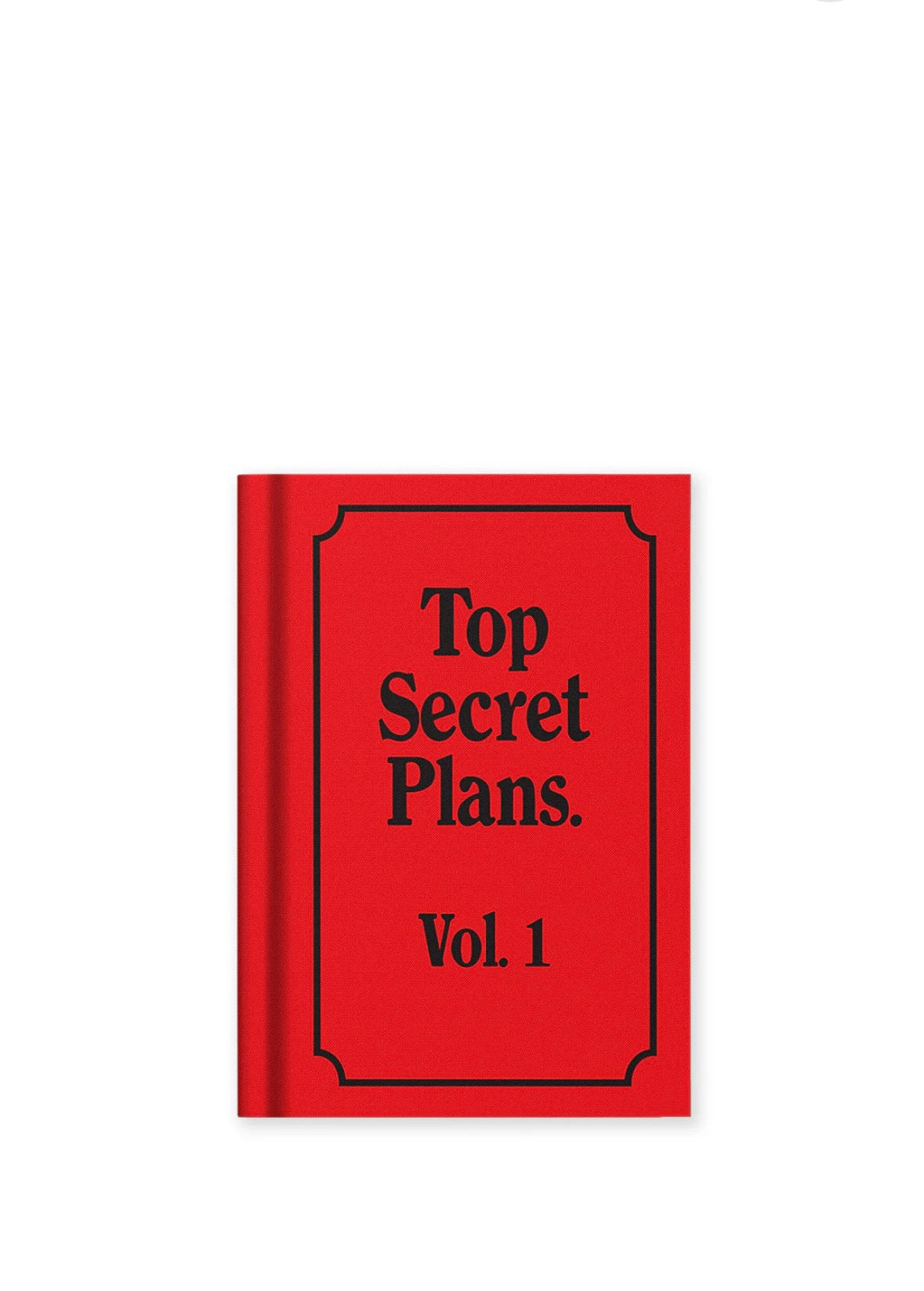 Secret Plans Fabric Hardback Notebook