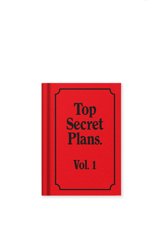 Secret Plans Fabric Hardback Notebook