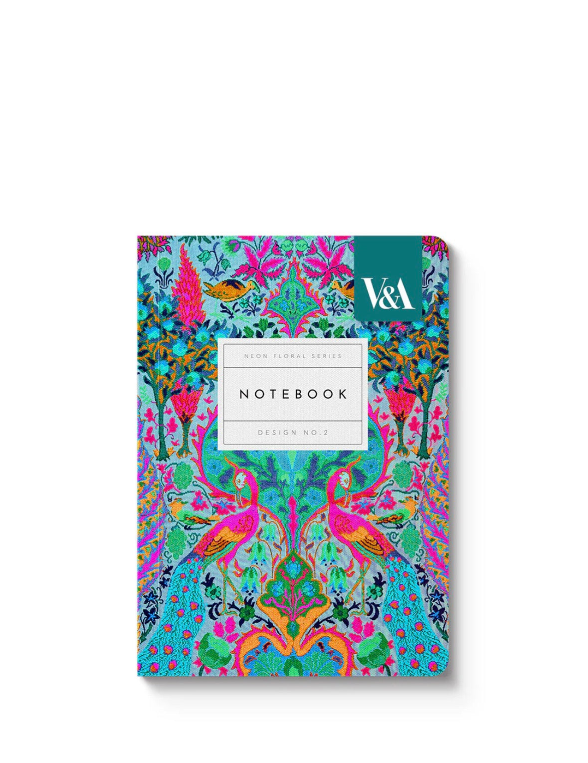 Floral Peacock Paperback Notebook