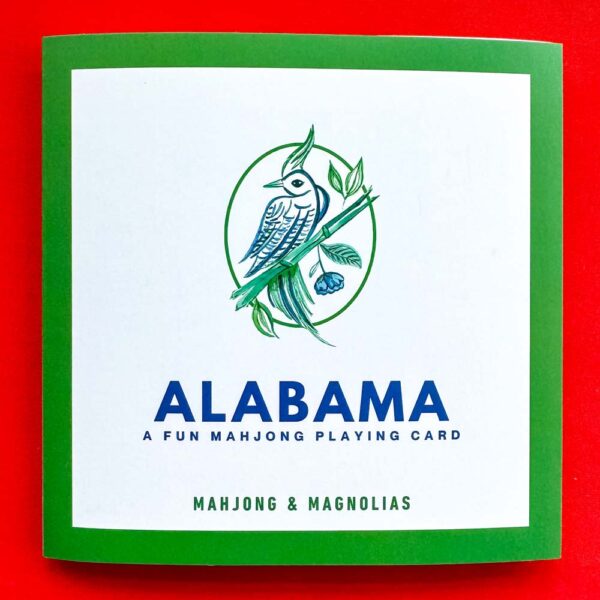 Alabama: A Fun Mahjong Playing Card (Set of 4)
