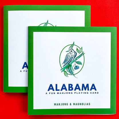 Alabama: A Fun Mahjong Playing Card (Set of 4)