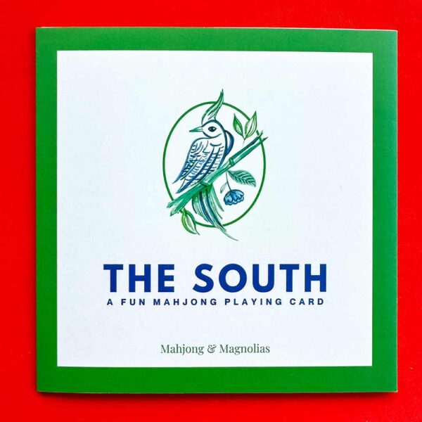 The South: A Fun Mahjong Playing Card (set of 4)