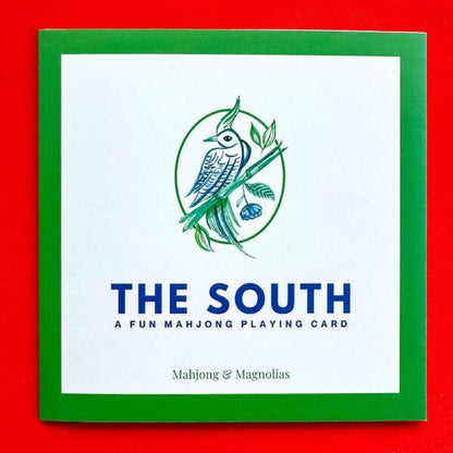 The South: A Fun Mahjong Playing Card (set of 4)