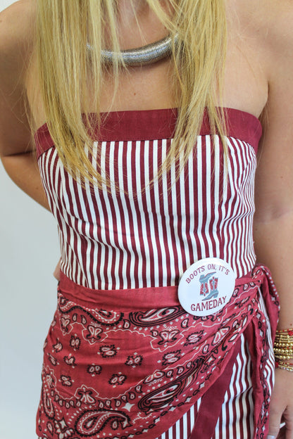 Stadium Sidekick Strapless Romper