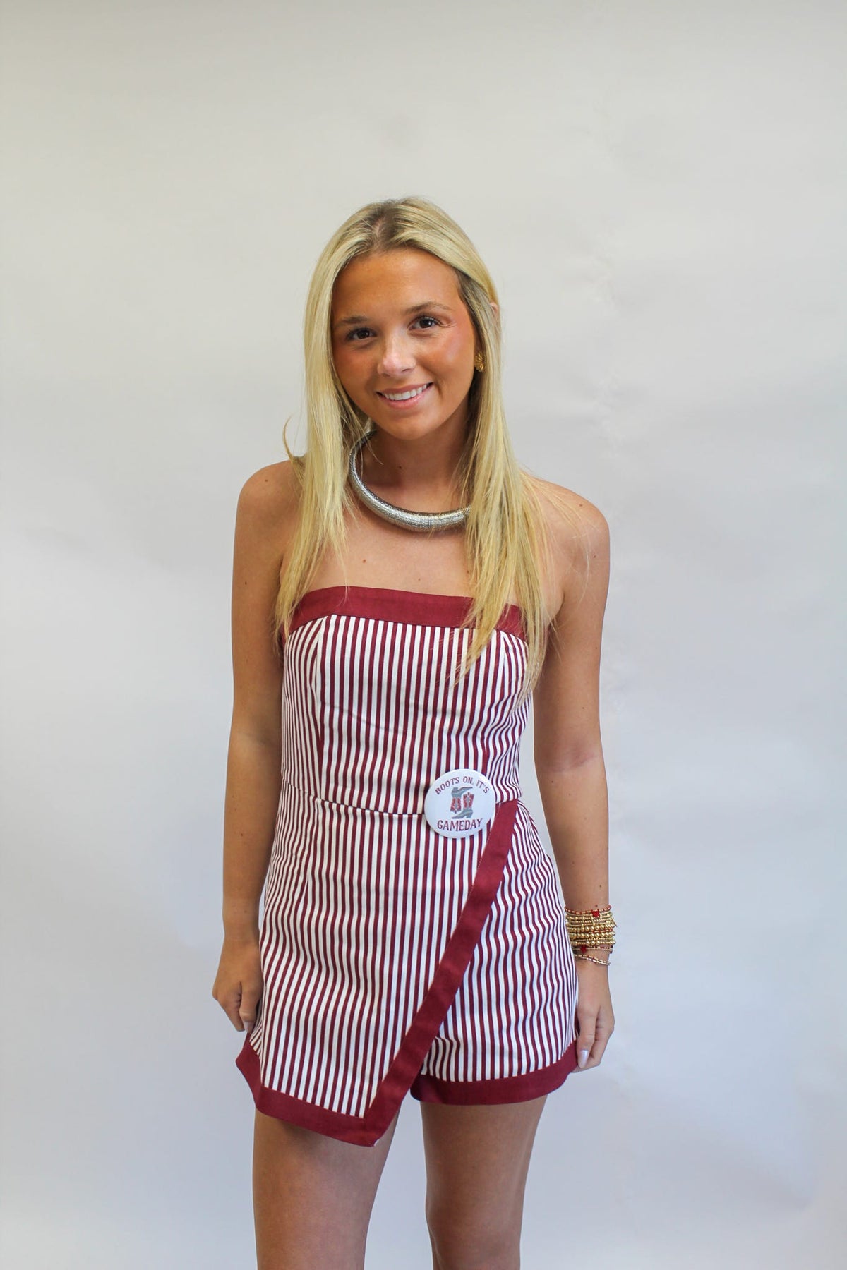 Stadium Sidekick Strapless Romper