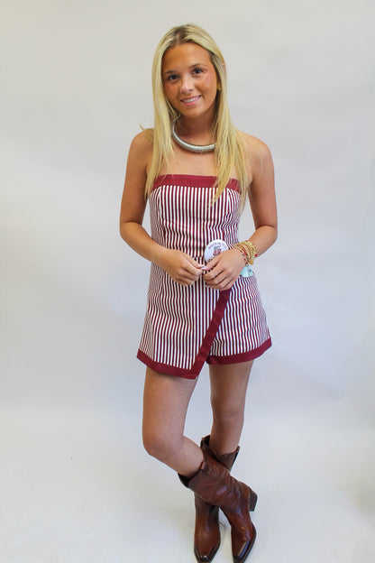 Stadium Sidekick Strapless Romper