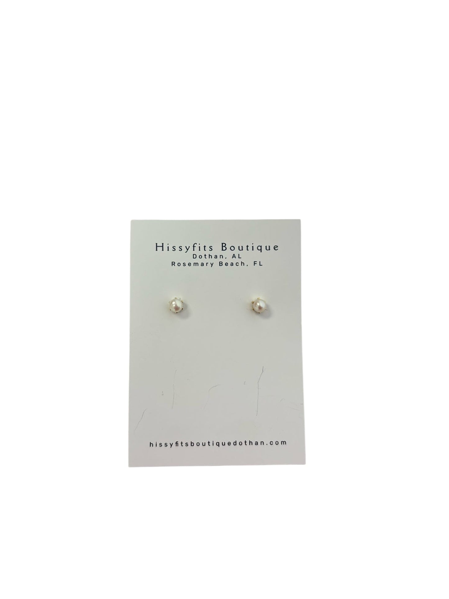 Cultured...Kinda Faux Pearl Earrings