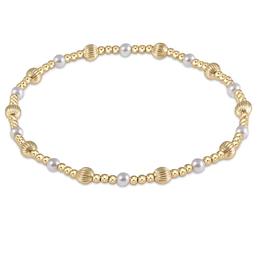 Dignity Sincerity Pattern 4mm Bead Bracelet - Gemstone