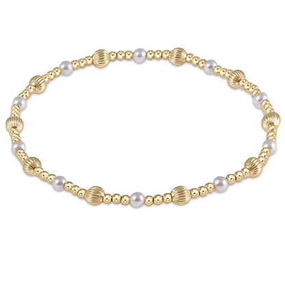 Dignity Sincerity Pattern 4mm Bead Bracelet - Gemstone