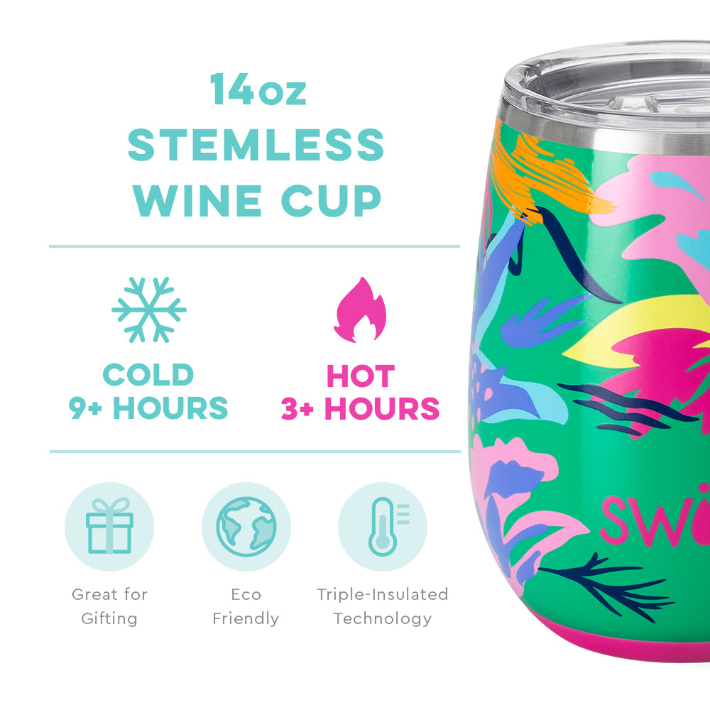 Paradise Stemless Wine Cup (14oz)
