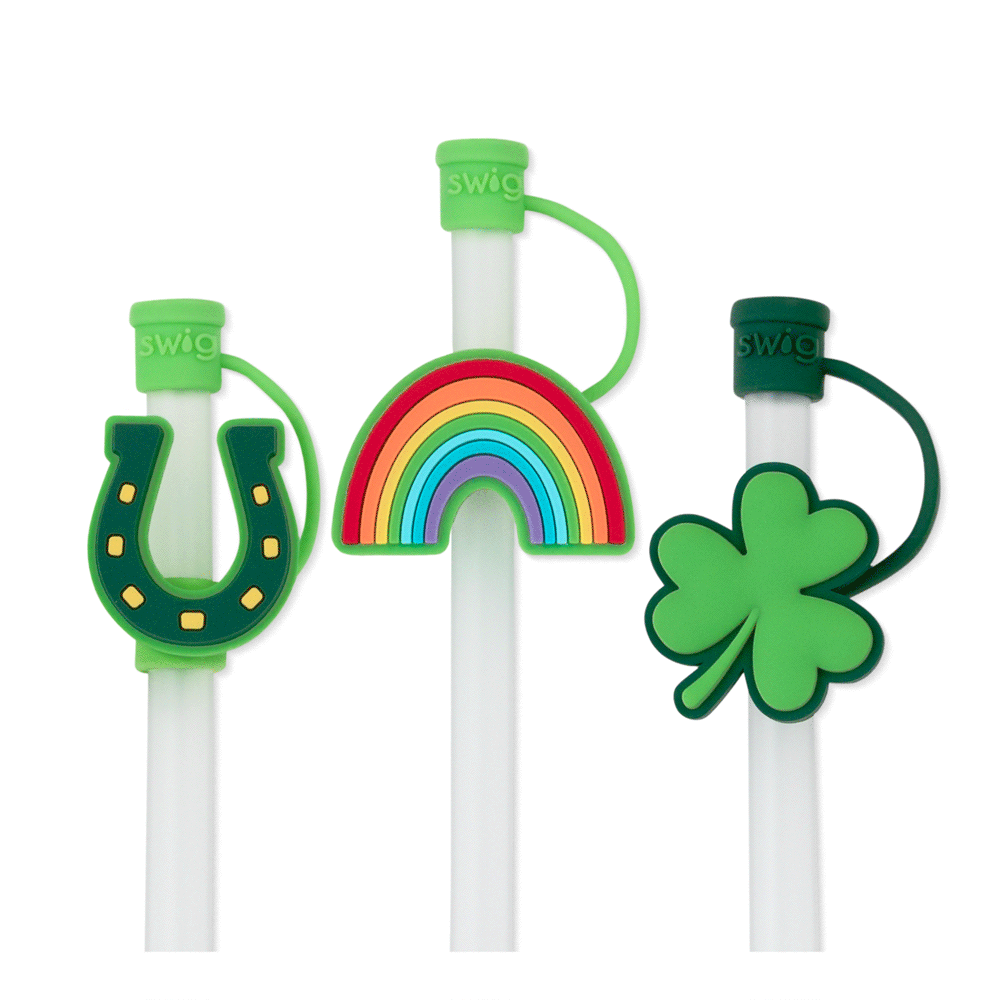 St. Patrick's Day Straw Topper Set