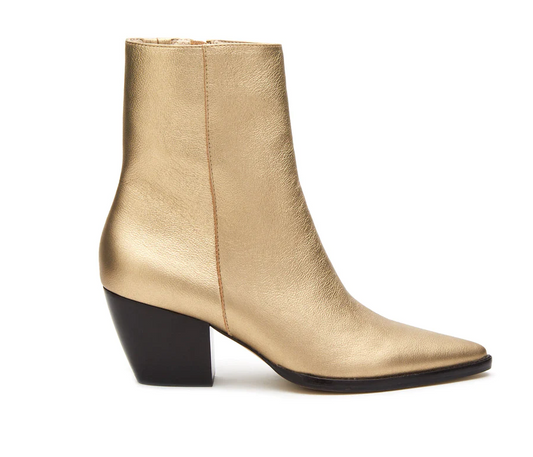 CATY ANKLE BOOT IN GOLD