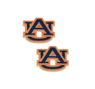 Auburn Tigers Enamel Stud Earrings