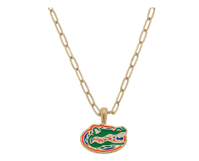 Florida Gators Enamel Pendant Necklace