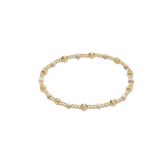 Dignity Sincerity Pattern Gemstone Bracelet - Riverstone