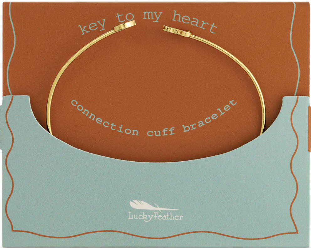 Connection Cuff Bracelet - Key To My Heart