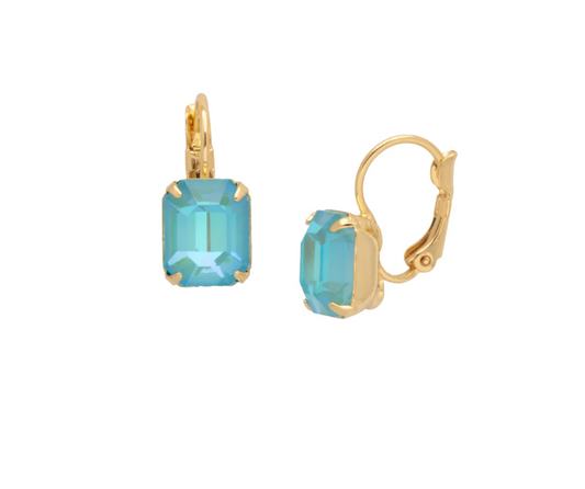 Octavia Dangle Earrings - Bright Gold/Portofino