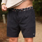 Athletic Shorts - Heather Black - Throwback Camo Liner