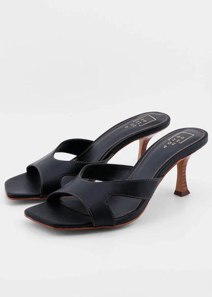 Fargo Black Mule Heel