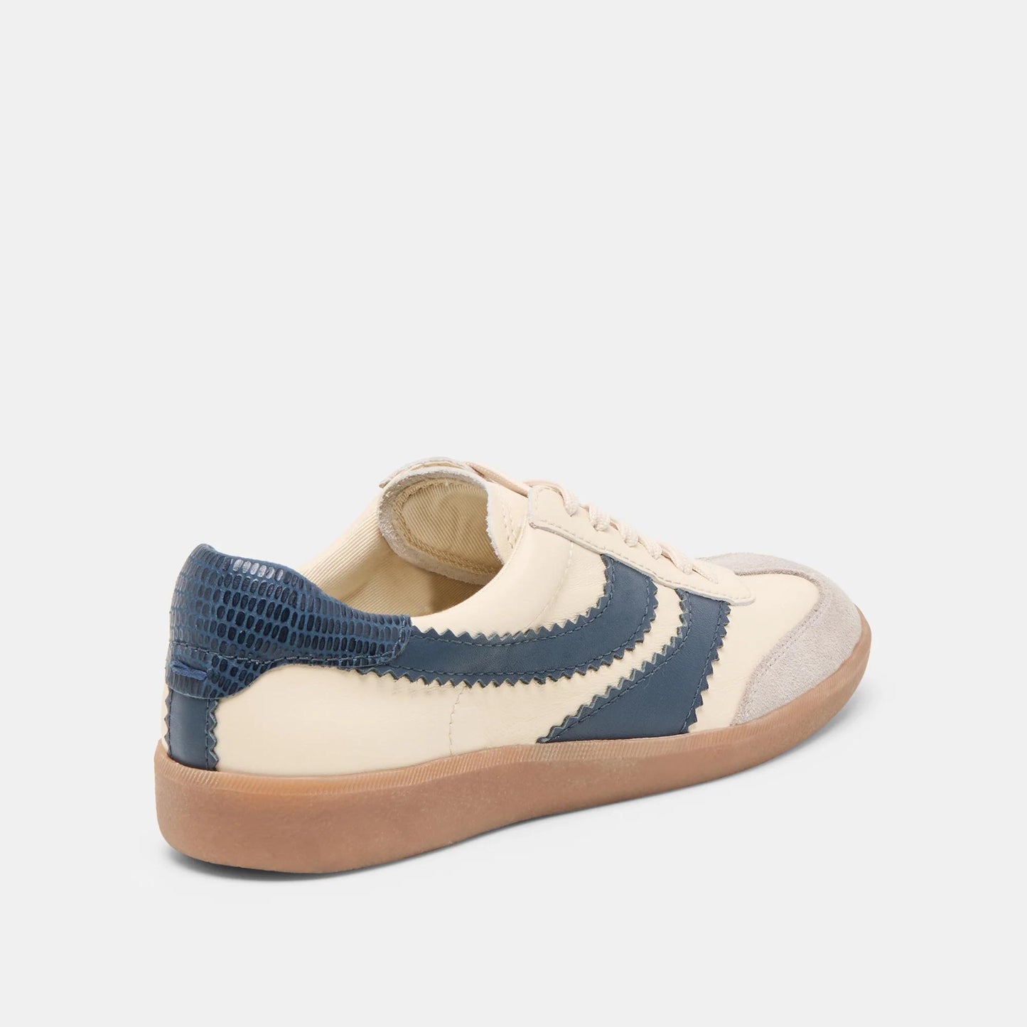 Merit White/Navy Leather Sneaker