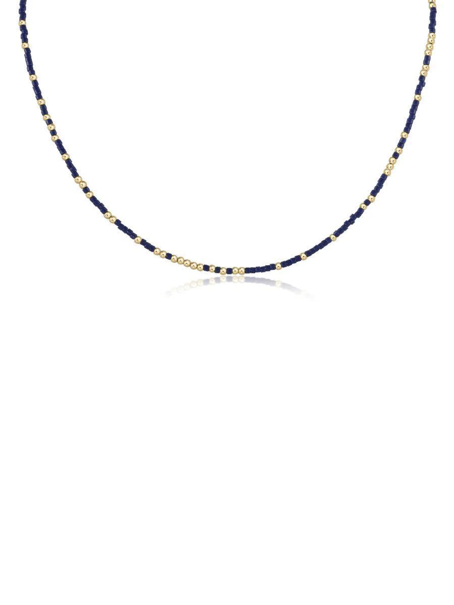 37" Hope Unwritten Necklace- Navy