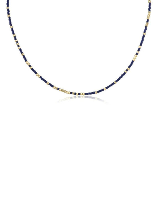 37" Hope Unwritten Necklace- Navy
