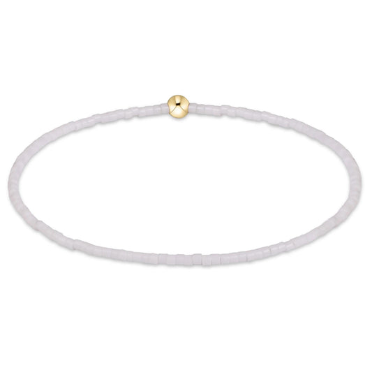 Gameday Hope Classic Bracelet - White