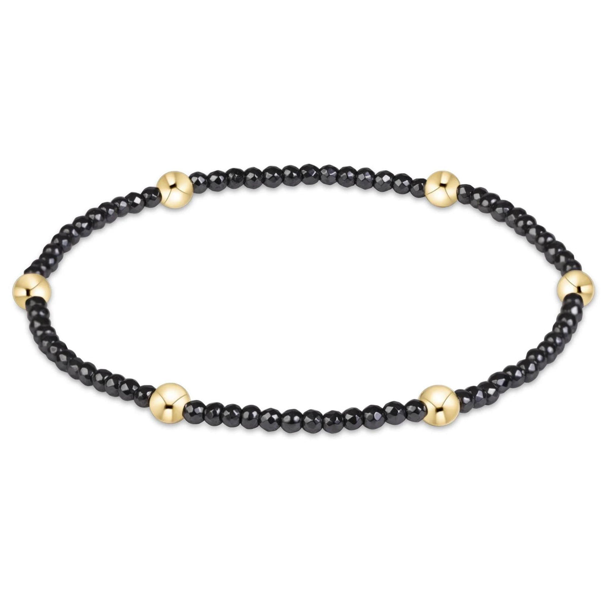 Presence Faceted Hematite 2mm Bracelet