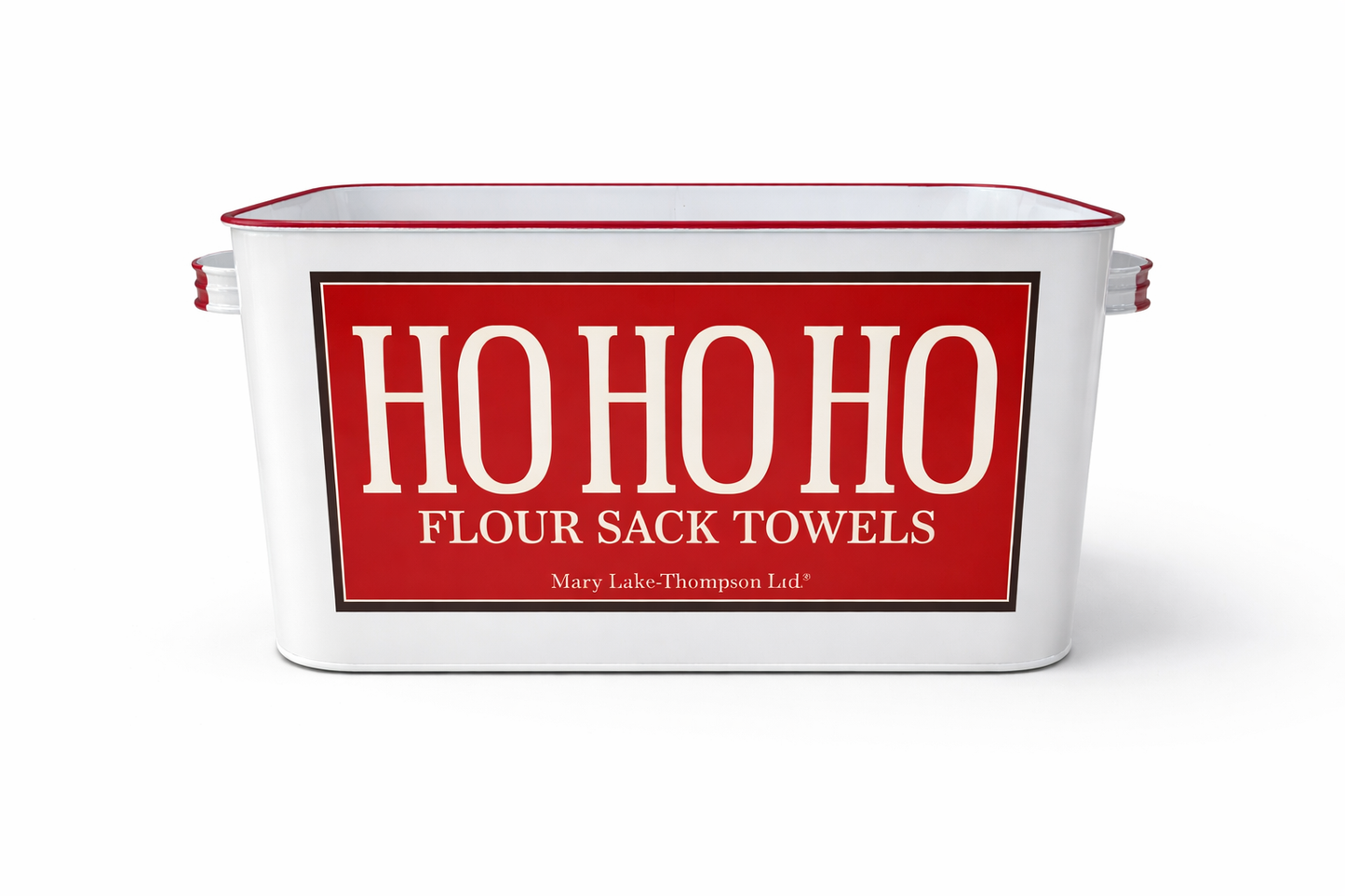 Ho Ho Ho Flour Sack Towel Holder