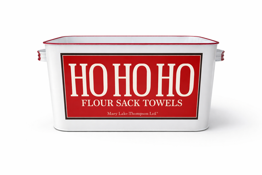Ho Ho Ho Flour Sack Towel Holder
