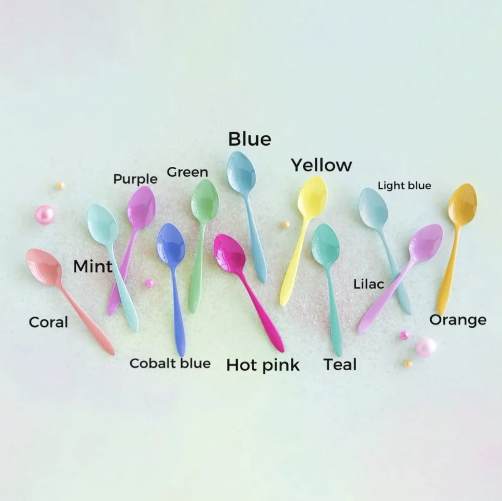 Sugar Sweet Spoon Enameled Stainless - Thumbnail 2