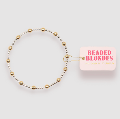 Mixed Metal Beaded Blondes Collection