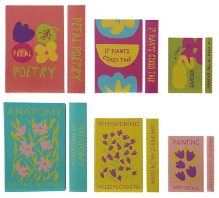 Canvas Book Storage Boxes