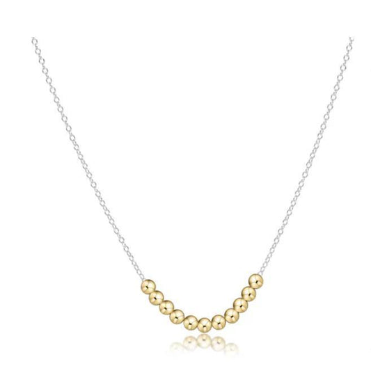 16" Necklace Mixed Metal- Beaded Bliss Gold