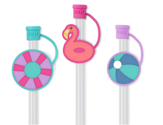 Errbody in the Pool Straw Topper Set