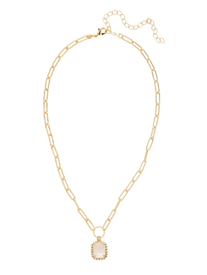 Octavia Scalloped Pendant Necklace