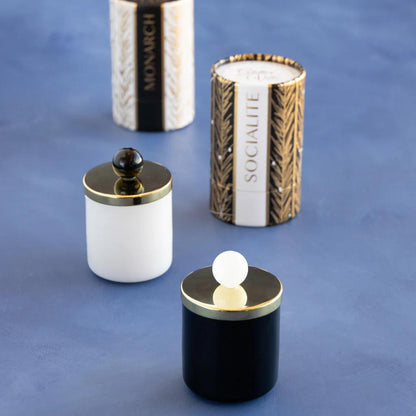 Candle Couturier, Demi Black & White Scented Candle