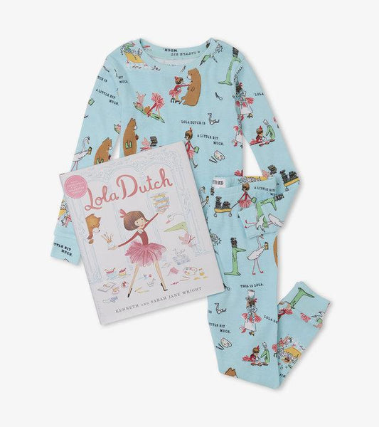 Lola Dutch Pajama Set - Hanging With Book