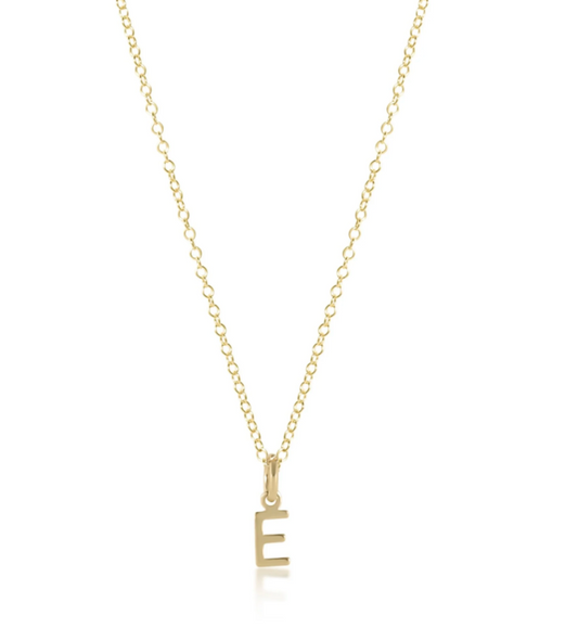16" Necklace Gold - Respect Gold Charm - N