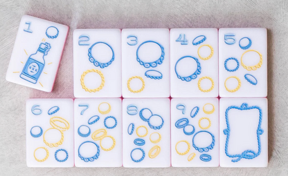 Miss Cowgirl Mahjong Set