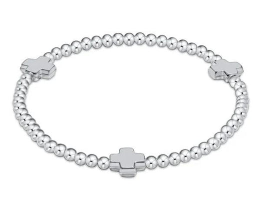Signature Cross Sterling 3mm Bracelet