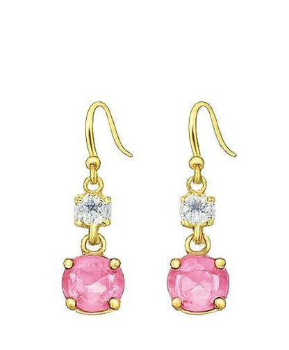 Studio Round Crystal Dangle Earrings