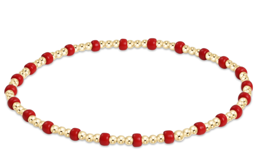 Gold Hope Sincerity: Bright Red and Navy