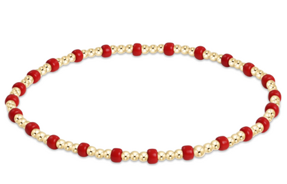 Gold Hope Sincerity: Bright Red and Navy