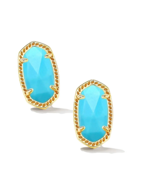 Ellie Gold Stud Earrings